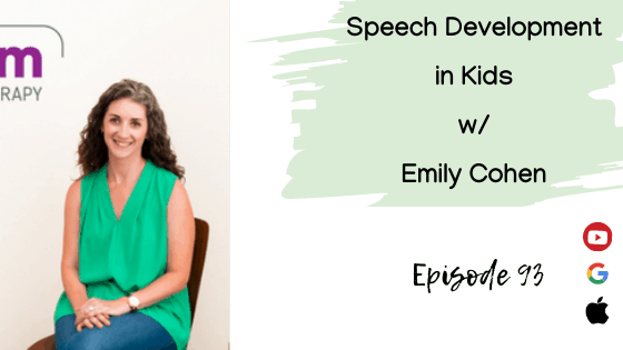 speech development in kids