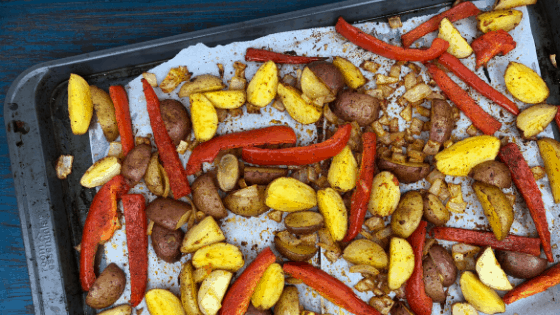 Sheet Pan Breakfast Vegetables