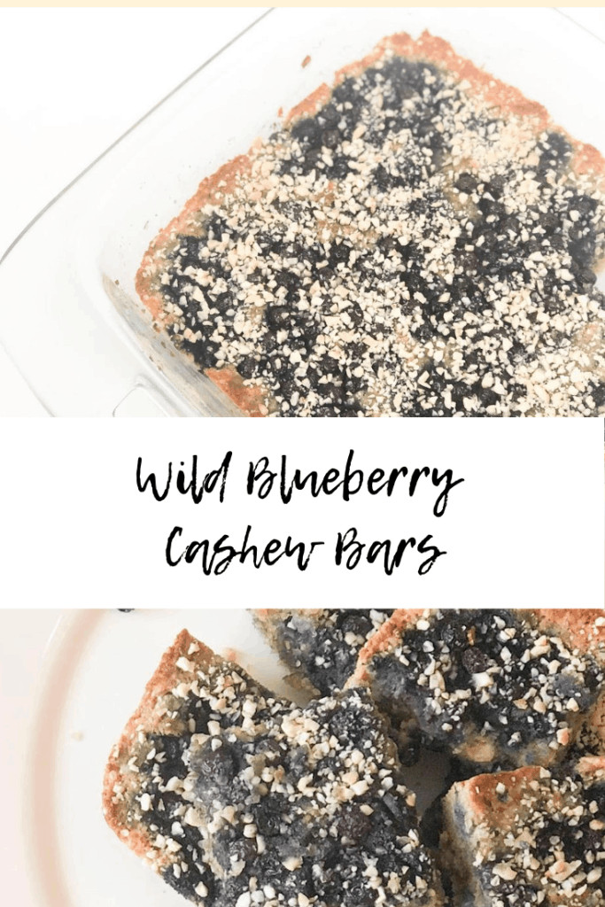 Wild Blueberry Cashew Bars