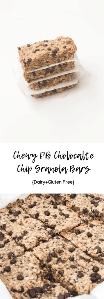 dairy free, gluten free granola bars