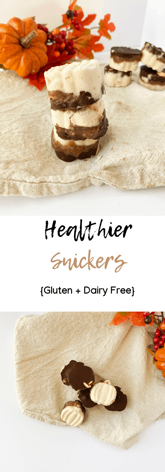 gluten free, dairy free snickers