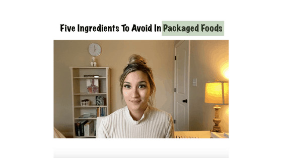 Avoid Packaged Foods