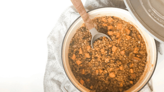 Coconut Curried Lentils