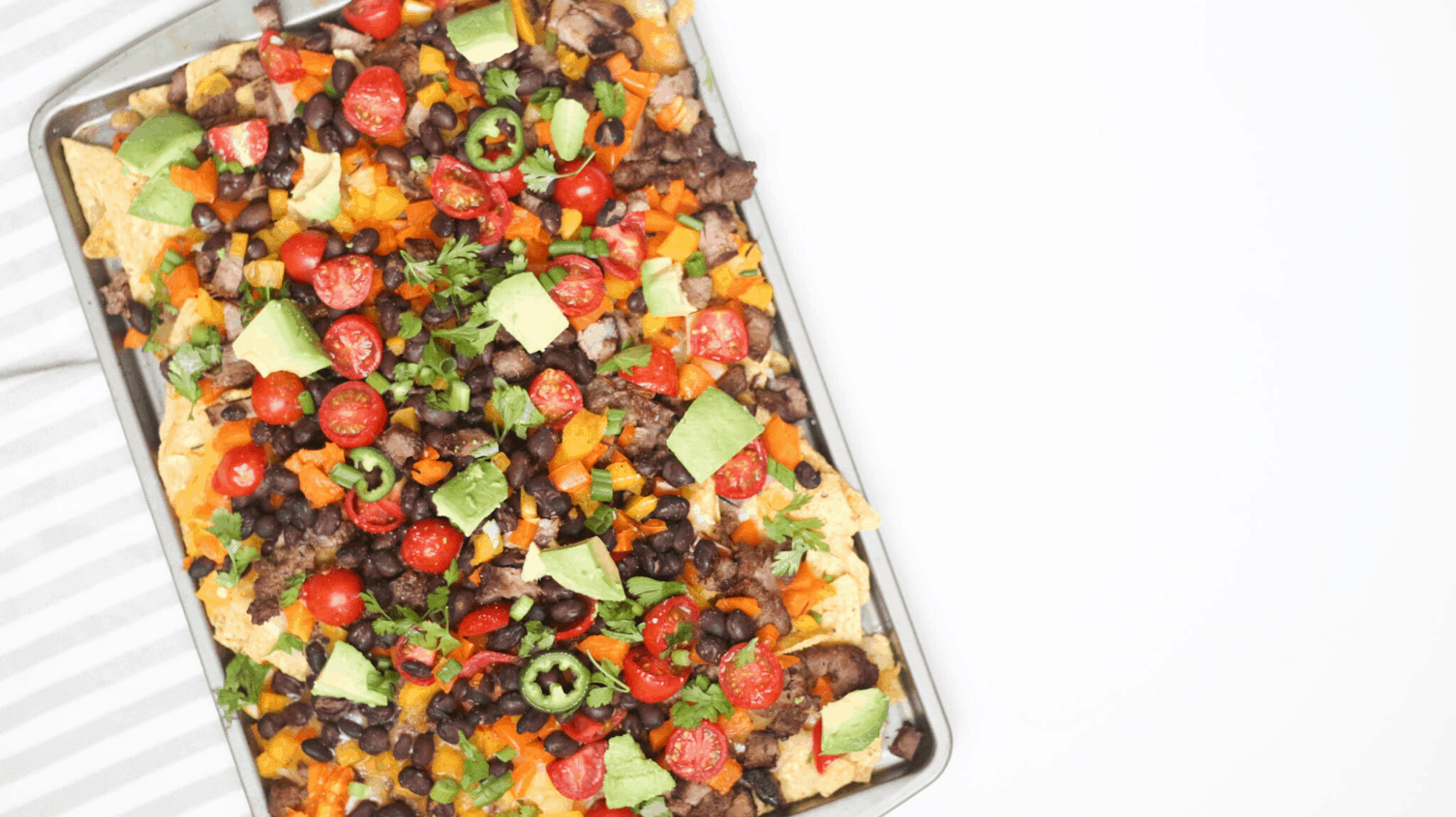 Healthy Loaded Nachos