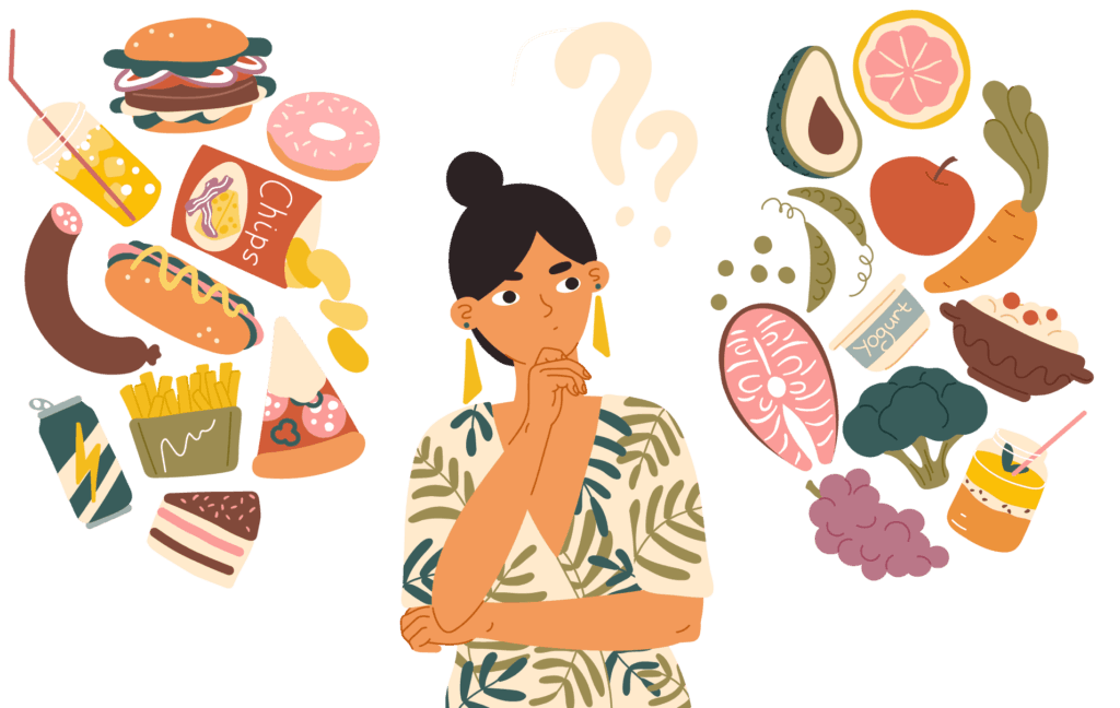 Nutrition Confusion Illustration